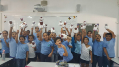 بالصور: الاحتفال بعيد الأضحى المبارك في مدرسة أجيال الابتدائية بيافا 